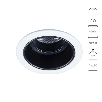 Точечный встраиваемый светильник Arte Lamp SCROLL A3311PL-1WH